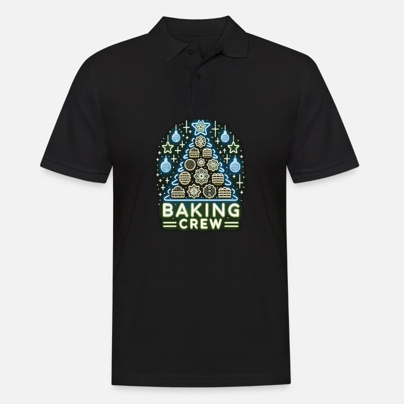 Baking Crew - Männer Poloshirt - Schwarz