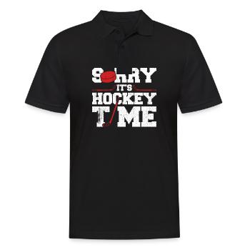 Eishockey Spruch für Eishockeyspieler - Männer Poloshirt - Schwarz - Vorne - Kai (181cm)
