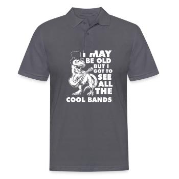 Je suis peut-être vieux, mais j’ai pu voir tous les groupes sympas - Polo Homme - charbon - Devant - Nico (186cm)