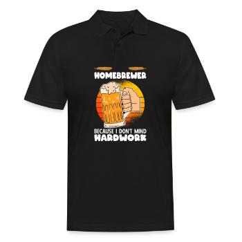 Beer Homebrewing Beer Be - Men's Polo Shirt - black - Front - Kai (181cm)