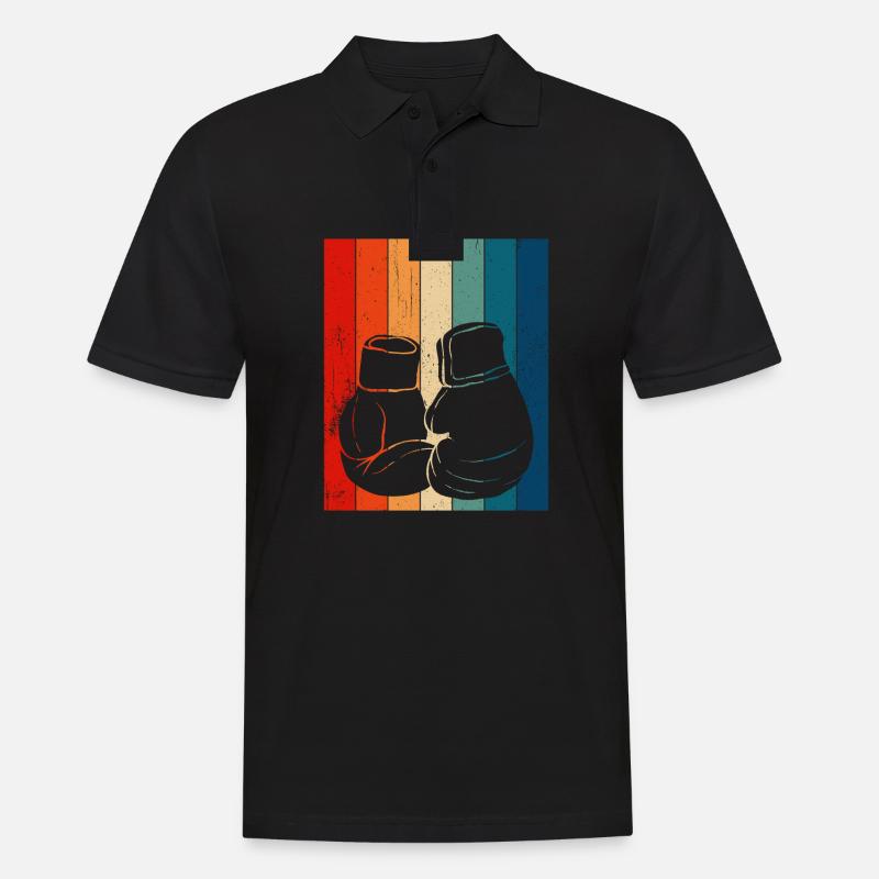 Kickboxen Kickboxer Kickboxing - Männer Poloshirt - Schwarz
