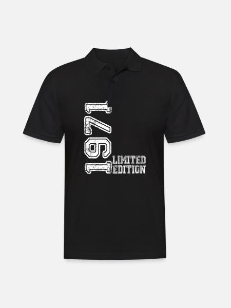 Limited Edition 1971 - Men's Polo Shirt - black