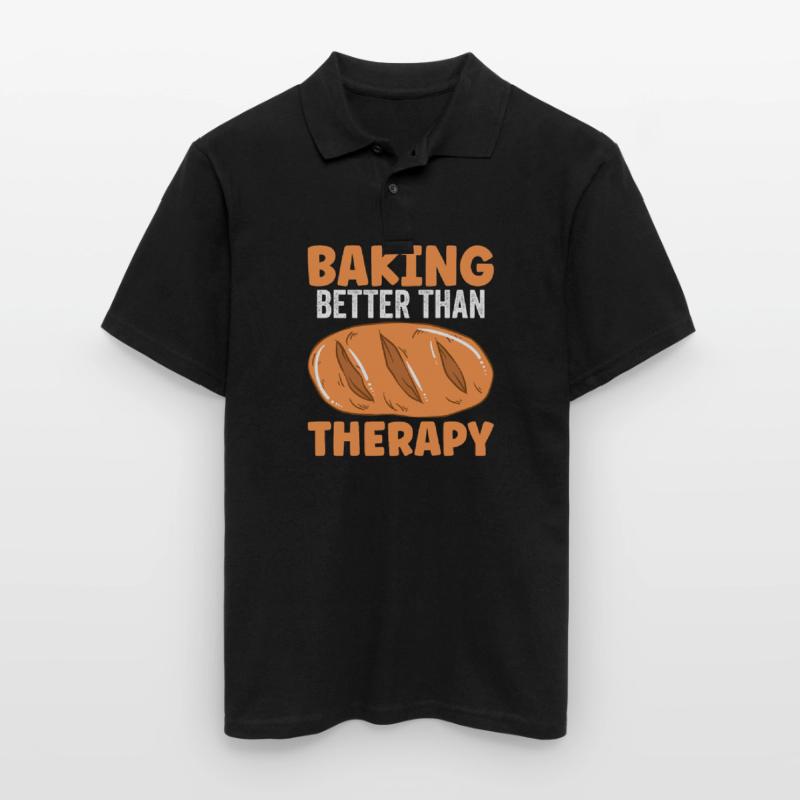 Baking Bread Bakery Bakery Bread Making Men's Polo Shirt