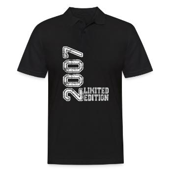 Limited Edition 2007 - Männer Poloshirt - Schwarz - Vorne - Kai (181cm)