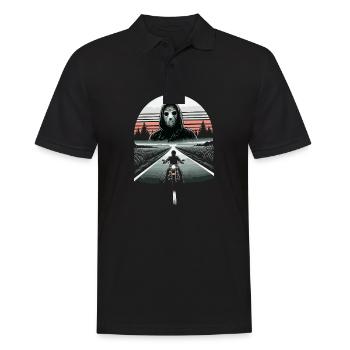 Road to Terror: Lone Rider & Slasher - Men's Polo Shirt - black - Front - Kai (181cm)