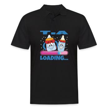 Tante 2024 Tante Werden 2024 - Männer Poloshirt - Schwarz - Vorne - Kai (181cm)