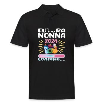 Nonna 2024 Loading Granny 2024 - Men's Polo Shirt - black - Front - Kai (181cm)