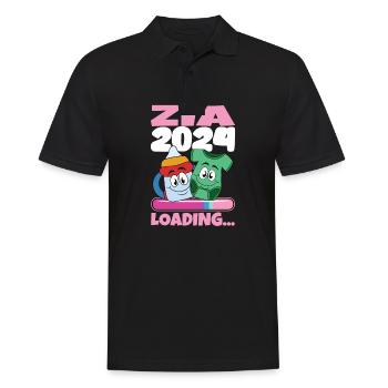 Zia 2024 Loading Aunt 2024 - Men's Polo Shirt - black - Front - Kai (181cm)