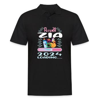 Zia 2024 Loading Aunt 2024 - Men's Polo Shirt - black - Front - Kai (181cm)