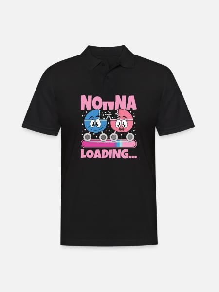 Nonna 2024 Loading Granny 2024 - Men's Polo Shirt - black