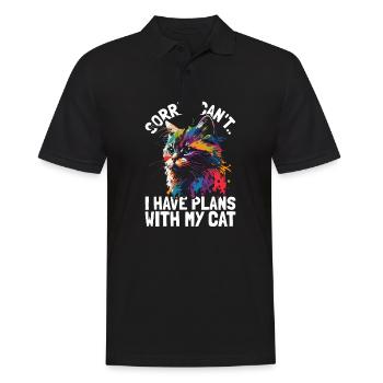 Sorry, I can't - Men's Polo Shirt - black - Front - Kai (181cm)