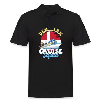 Denmark Cruise Squad Family Vacation Trip - Männer Poloshirt - Schwarz - Vorne - Kai (181cm)