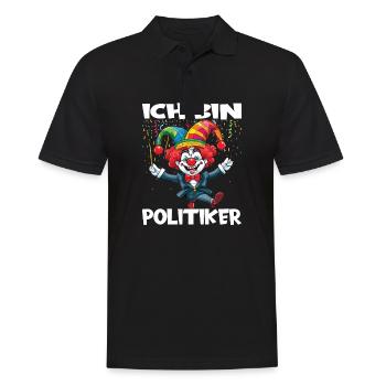 Karneval Kostüm Fasching Fastnacht - Männer Poloshirt - Schwarz - Vorne - Kai (181cm)