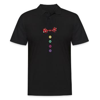 Costume de carnaval Carnaval Carnaval - Polo Homme - noir - Devant - Kai (181cm)