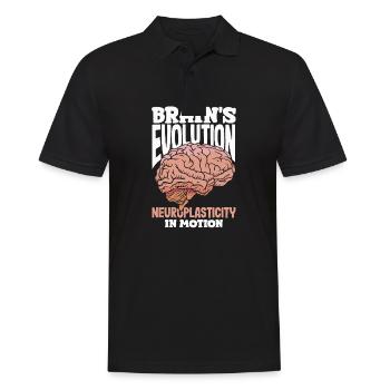 Unlock Your Brain's Potential Neuroplasticity - Männer Poloshirt - Schwarz - Vorne - Kai (181cm)
