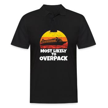 Le plus susceptible de surcharger une croisière familiale assortie - Polo Homme - noir - Devant - Kai (181cm)