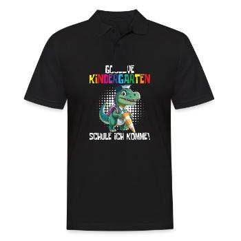 School child 2024 School enrolment 2024 Back to school - Men's Polo Shirt - black - Front - Kai (181cm)