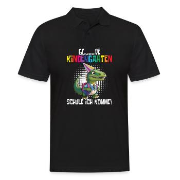 School child 2024 School enrolment 2024 Back to school - Men's Polo Shirt - black - Front - Kai (181cm)