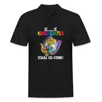School child 2024 School enrolment 2024 Back to school - Men's Polo Shirt - black - Front - Kai (181cm)