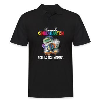 School child 2024 School enrolment 2024 Back to school - Men's Polo Shirt - black - Front - Kai (181cm)
