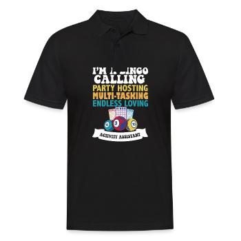 Proud Activity Assistant Appreciation - Männer Poloshirt - Schwarz - Vorne - Kai (181cm)