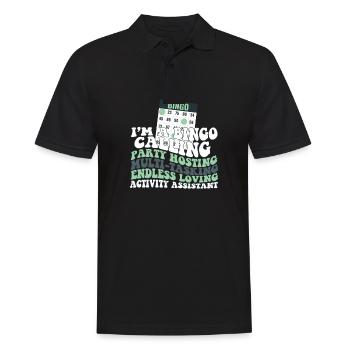 Proud Activity Assistant Appreciation - Männer Poloshirt - Schwarz - Vorne - Kai (181cm)