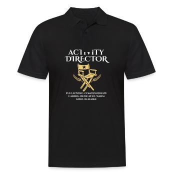 Proud Activity Director Appreciation Professional - Männer Poloshirt - Schwarz - Vorne - Kai (181cm)