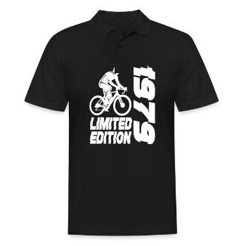 Limited Edition 1979 Limited Edition Fahrrad - Männer Poloshirt - Schwarz - Vorne - Kai (181cm)