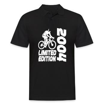 Limited Edition 2004 Limited Edition Fahrrad - Männer Poloshirt - Schwarz - Vorne - Kai (181cm)