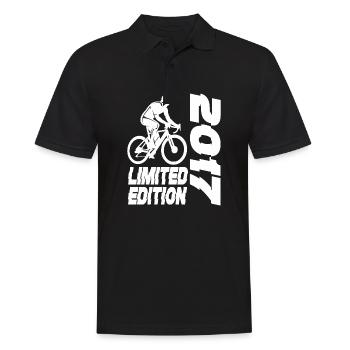 Limited Edition 2017 Limited Edition Fahrrad - Männer Poloshirt - Schwarz - Vorne - Kai (181cm)