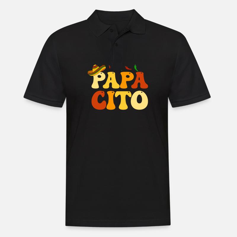 Cinco de Mayo - Männer Poloshirt - Schwarz