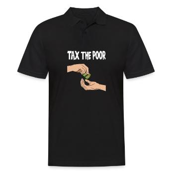Le bureau des impôts des contribuables paie des impôts - Polo Homme - noir - Devant - Kai (181cm)