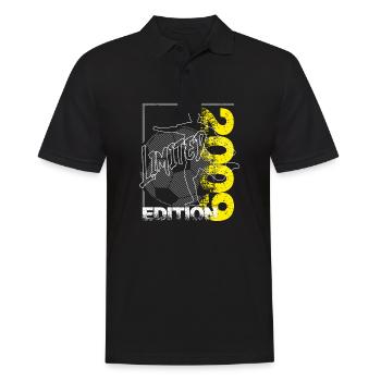 Limited Edition 2009 Limited Edition Fußball - Männer Poloshirt - Schwarz - Vorne - Kai (181cm)