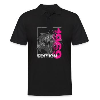 Édition limitée 1969 Édition limitée Football - Polo Homme - noir - Devant - Kai (181cm)