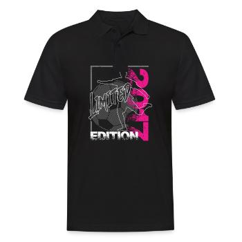 Limited Edition 2017 Limited Edition Fußball - Männer Poloshirt - Schwarz - Vorne - Kai (181cm)