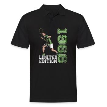 Limited Edition 1966 Limited Edition Tennis - Männer Poloshirt - Schwarz - Vorne - Kai (181cm)