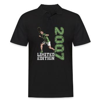 Limited Edition 2007 Limited Edition Tennis - Männer Poloshirt - Schwarz - Vorne - Kai (181cm)