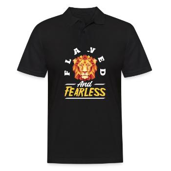 Embrace Your Quirks - Authenticity Is Gorgeous - Men's Polo Shirt - black - Front - Kai (181cm)