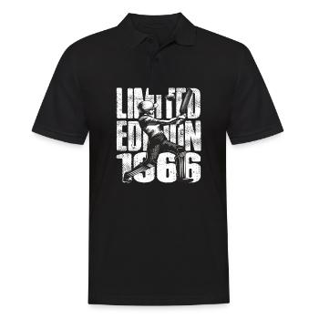 Limited Edition 1966 Limited Edition Cricket - Männer Poloshirt - Schwarz - Vorne - Kai (181cm)