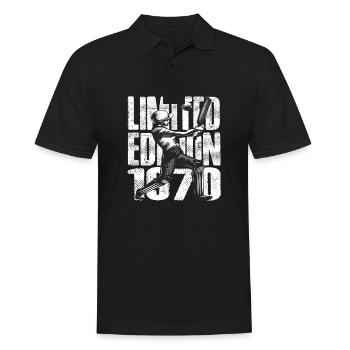 Édition limitée des années 1970 Limited Edition Cricket - Polo Homme - noir - Devant - Kai (181cm)