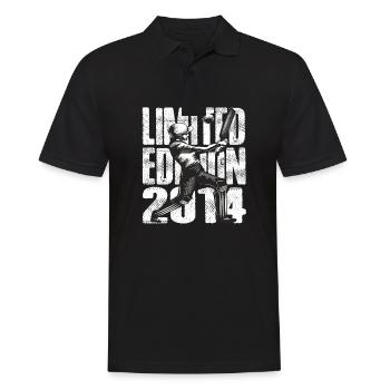 Limited Edition 2014 Limited Edition Cricket - Männer Poloshirt - Schwarz - Vorne - Kai (181cm)