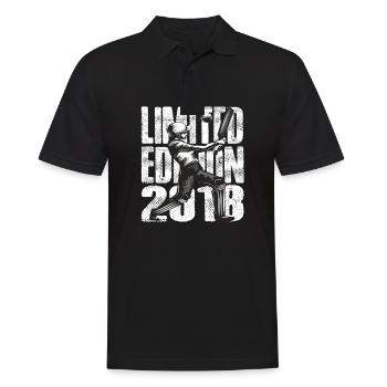 Limited Edition 2018 Limited Edition Cricket - Männer Poloshirt - Schwarz - Vorne - Kai (181cm)