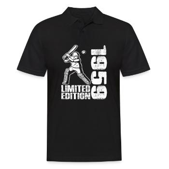 Limited Edition 1959 Limited Edition Cricket - Männer Poloshirt - Schwarz - Vorne - Kai (181cm)