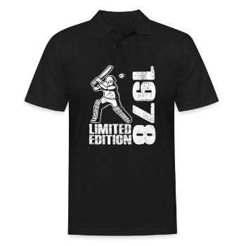Limited Edition 1978 Limited Edition Cricket - Men's Polo Shirt - black - Front - Kai (181cm)