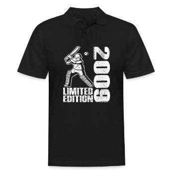 Limited Edition 2009 Limited Edition Cricket - Männer Poloshirt - Schwarz - Vorne - Kai (181cm)