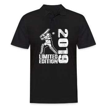 Limited Edition 2019 Limited Edition Cricket - Men's Polo Shirt - black - Front - Kai (181cm)