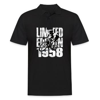Édition limitée 1958 Édition limitée anniversaire - Polo Homme - noir - Devant - Kai (181cm)