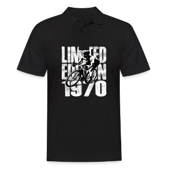 Limited Edition 1970 Limited Edition Geburtstag - Männer Poloshirt - Schwarz - Vorne - Kai (181cm)