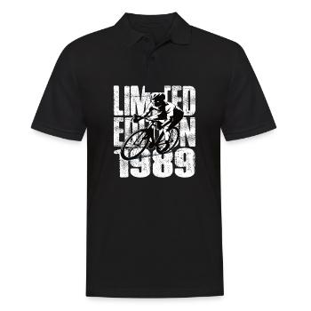Édition limitée 1989 Édition limitée anniversaire - Polo Homme - noir - Devant - Kai (181cm)