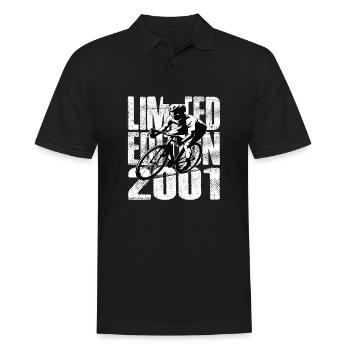 Limited Edition 2001 Limited Edition Geburtstag - Männer Poloshirt - Schwarz - Vorne - Kai (181cm)